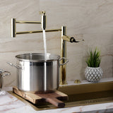 NuWave Two-Handle 1-Hole Deck Mount Pot Filler