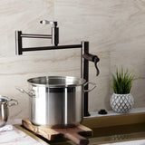 NuWave Two-Handle 1-Hole Deck Mount Pot Filler