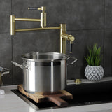 Kaiser Two-Handle 1-Hole Deck Mount Pot Filler