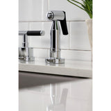 Kaiser Widespread Kitchen Faucet with Brass Sprayer