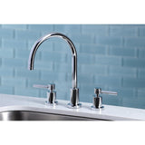 Concord Two-Handle 3-Hole Deck Mount Widespread Kitchen Faucet