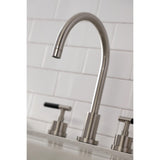 Kaiser Widespread Kitchen Faucet with Side Sprayer