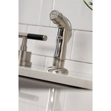 Kaiser Widespread Kitchen Faucet with Side Sprayer