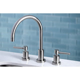 Concord Two-Handle 3-Hole Deck Mount Widespread Kitchen Faucet