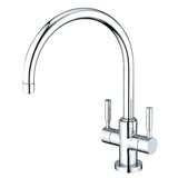 Concord Two-Handle 1-or-3 Hole Kitchen Faucet with Deck Plate