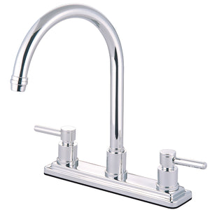 Concord Two-Handle 3-Hole 8" Centerset Kitchen Faucet