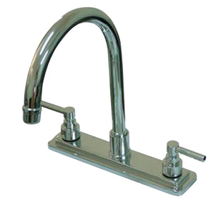 Elinvar Two-Handle 3-Hole 8" Centerset Kitchen Faucet