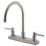 Concord Two-Handle 3-Hole 8" Centerset Kitchen Faucet