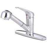 Wyndham Single-Handle 1-Hole Deck Mount Pull-Out Sprayer Kitchen Faucet