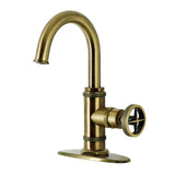 Ostro Single-Handle 1-Hole Deck Mount Bathroom Faucet