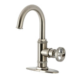 Ostro Single-Handle 1-Hole Deck Mount Bathroom Faucet