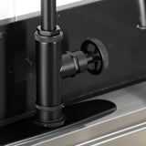 Ostro Single-Handle 2-Hole Deck Mount Kitchen Faucet