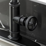 Ostro Single-Handle 2-Hole Deck Mount Kitchen Faucet