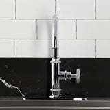 Ostro Single-Handle 2-Hole Deck Mount Kitchen Faucet