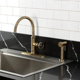 Ostro Single-Handle 2-Hole Deck Mount Kitchen Faucet