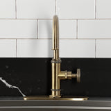 Ostro Single-Handle 2-Hole Deck Mount Kitchen Faucet