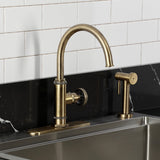 Ostro Single-Handle 2-Hole Deck Mount Kitchen Faucet