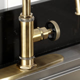 Ostro Single-Handle 2-Hole Deck Mount Kitchen Faucet