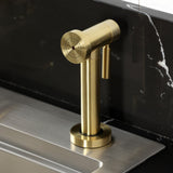 Ostro Single-Handle 2-Hole Deck Mount Kitchen Faucet