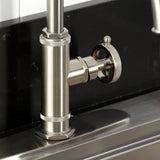 Levante Single-Handle 2-Hole Deck Mount Kitchen Faucet