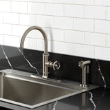 Ostro Single-Handle 2-Hole Deck Mount Kitchen Faucet