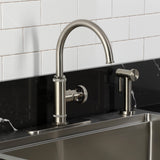 Ostro Single-Handle 2-Hole Deck Mount Kitchen Faucet