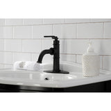 Whitaker One-Handle 1-Hole Bathroom Faucet with Deck Plate and Push Pop-Up Drain