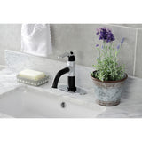 Whitaker One-Handle 1-Hole Bathroom Faucet with Deck Plate and Push Pop-Up Drain