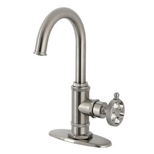 Webb One-Handle 1-Hole Deck Mount Bar Faucet with Knurled Handle