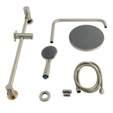 Concord Wall Mount Rain Drop Shower System with Hand Shower