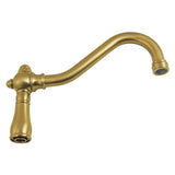 Vintage 8-1/2" Brass Faucet Spout, 1.2 GPM