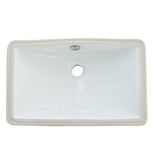 Courtyard Ceramic Rectangular Undermount Bathroom Sink