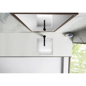 Cove 17-1/8 Inch Square Undermount Bathroom Sink