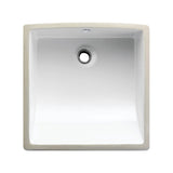 Cove 17-Inch Ceramic Square Undermount Bathroom Sink