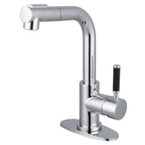 Kaiser Single-Handle 1-or-3 Hole Deck Mount Pull-Out Sprayer Kitchen Faucet