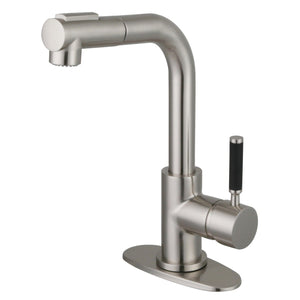 Kaiser Single-Handle 1-or-3 Hole Deck Mount Pull-Out Sprayer Kitchen Faucet