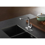 Continental Single-Handle 1-Hole Deck Mount Pull-Out Sprayer Kitchen Faucet