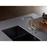 Continental Single-Handle 1-Hole Deck Mount Pull-Out Sprayer Kitchen Faucet