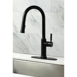 Kaiser Single-Handle 1-Hole Deck Mount Pull-Down Sprayer Kitchen Faucet