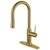 New York Single-Handle Pull-Down Kitchen Faucet