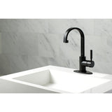 Kaiser Single-Handle 1-Hole Deck Mount Bathroom Faucet with Push Pop-Up