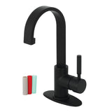 Kaiser Single-Handle 1-Hole Deck Mount Bathroom Faucet with Push Pop-Up