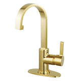 Continental Single-Handle 1-Hole Deck Mount Bathroom Faucet with Push Pop-Up