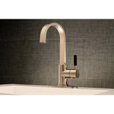 Kaiser Single-Handle 1-Hole Deck Mount Bathroom Faucet with Push Pop-Up