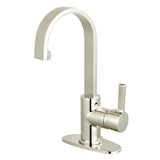 Continental Single-Handle 1-Hole Deck Mount Bathroom Faucet with Push Pop-Up