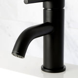 Concord Single-Handle 1-Hole Deck Mount Bathroom Faucet with Push Pop-Up