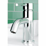 Concord Single-Handle 1-Hole Deck Mount Bathroom Faucet with Push Pop-Up