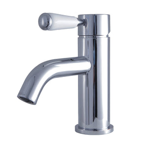 Paris Single-Handle 1-Hole Deck Mount Bathroom Faucet with Push Pop-Up