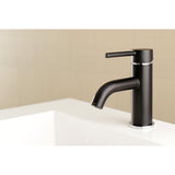 Concord Single-Handle 1-Hole Deck Mount Bathroom Faucet with Push Pop-Up