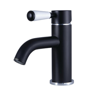 Paris One-Handle 1-Hole Bathroom Faucet with Push Pop-Up Drain